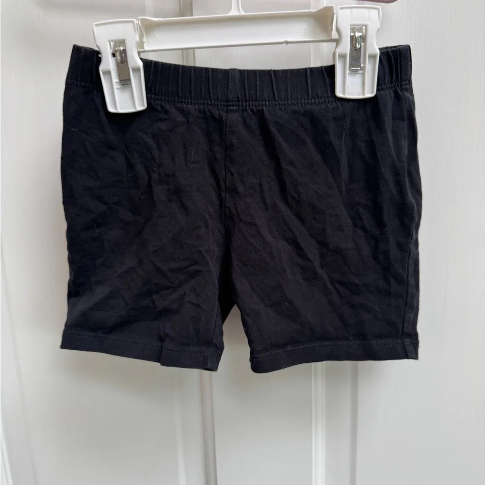 GAP Size Small 4T Girls Black Bike Gymnastics Casual Shorts